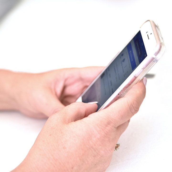 business meeting phone